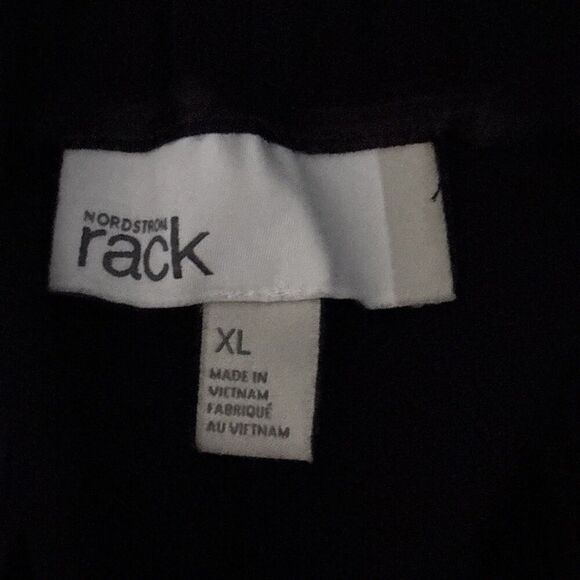 Nordstrom Rack Women's Wide Leg Pleated Front Elastic Waist Pants NWT Black XL - Picture 11 of 15